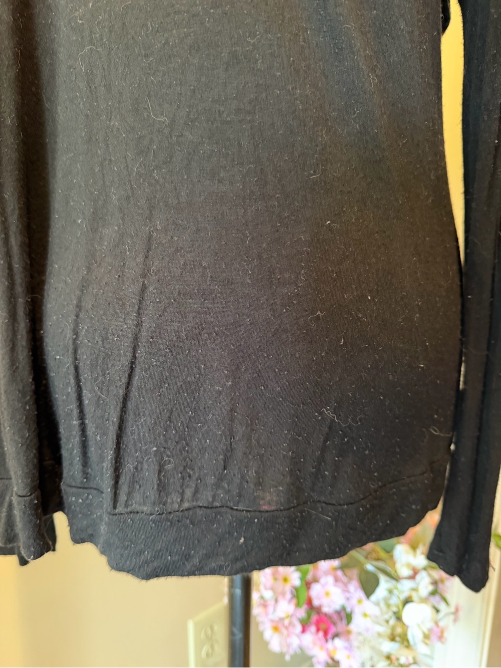 Ginger G Black Hoodie with Yellow & Orange Floral Print - Picture 7 of 8